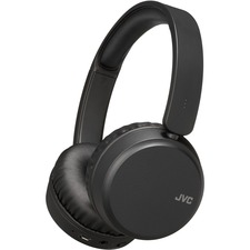 JVC HA-S65BN Headphone - Stereo - Mini-phone (3.5mm) - Wired/Wireless - Bluetooth - 32.8 ft - 32 Ohm - 20 Hz 20 kHz - Over-the-head - Binaural - Supra-aural - 3.9 ft Cable - Noise Canceling