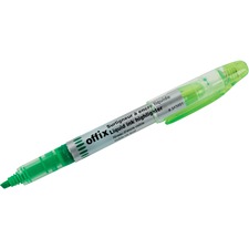 Green Fine Chisel Point Highlighter - Click Image to Close