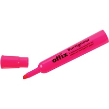 Pink Chisel Point Highlighter