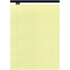 8-1/2"x14" Yellow Ruled 50 Sheet Notepad