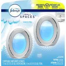 Febreze Linen/Sky Small Spaces - Liquid - 739.34 mL - Linen & Sky - 45 Day - 2 / Pack