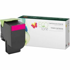 EcoTone Toner Cartridge - Remanufactured for Lexmark 71B10M0 - Magenta - 2300 Pages - 1 Pack