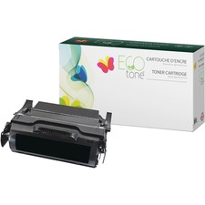 EcoTone Toner Cartridge - Remanufactured for Lexmark T650H84G - Black - 25000 Pages - 1 Pack
