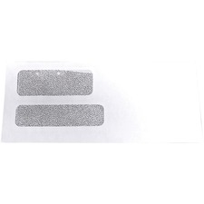 Supremex Peel & Seal Double Window Envelopes #9 500/box - Double Window - #9 - 24 lb (10886.22 g) - White - 500 / Box