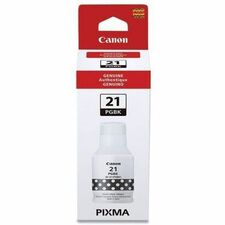Canon GI-21 Pigment Black Ink Tank - Inkjet - Pigment Black - 170 mL - 1 Pack