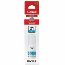 Canon GI-21 Cyan Ink Tank - Inkjet - Cyan - 70 mL - 1 Pack