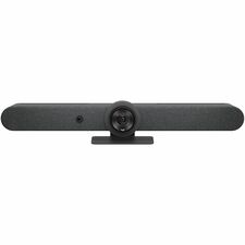 Logitech Rally bar - Graphite - 4K - 3840 x 2160 Video - 90&deg; Angle - Wall - 3x Digital Zoom - Microphone - Wireless LAN - Network (RJ-45) - For Computer, Notebook, TV - AI-powered - Built-in Speaker, Microphone