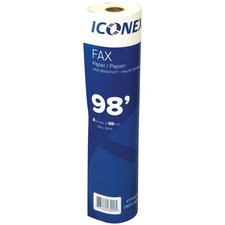 ICONEX Thermal Paper - 8 1/2" x 98 ft - 6 / Box - White