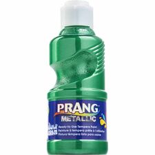Prang Ready-to-Use Washable Metallic Paint - 8 fl oz - 1 Each - Metallic Green