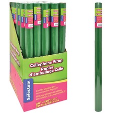 Link Product Packing Wrap - Cellophane - Green - 1Each