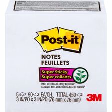 Post-it MMM6545SSW Adhesive Note
