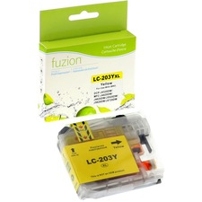 fuzion - Alternative for Brother LC203 Compatible Inkjet - Yellow - 550 Pages