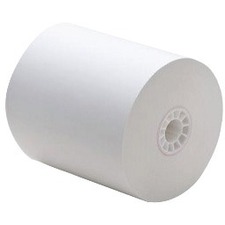 Custom Paper Thermal Thermal Paper - White - 3 1/8" x 215 ft - 50 / Box - BPA Free, Single Ply