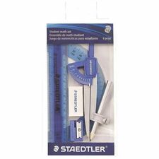 Staedtler Geometry Set - 6 Piece(s) - Metal, Plastic - Blue