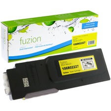 Fuzion High Yield Laser Toner Cartridge - Alternative for Xerox X6600Y - Yellow - 1 Each - 6000 Pages
