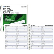 Blueline BLID1642BT Voicemail Log Book