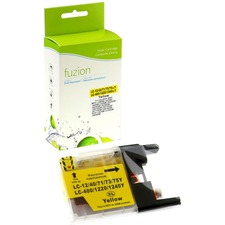Fuzion High Yield Inkjet Ink Cartridge - Alternative for Brother LC75 - Yellow - 1 Each - 600 Pages