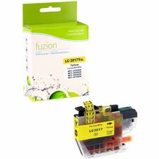 Fuzion Inkjet Ink Cartridge - Alternative for Brother (LC3017Y) - Yellow Pack - 550 Pages