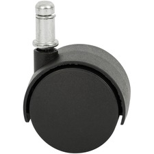 Merangue 2" 50mm Twin Wheel Caster - 2" (50.80 mm) Diameter - 75 lb (34019.43 g) Load Capacity - Black