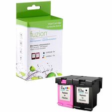 HP #63XL Remanufactured Inkjet Set - Black/CMY - <li>Black 480 Pages</li><li>CMY 330 Pages Each</li>