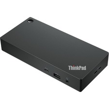 Lenovo ThinkPad Universal USB-C Dock - for Notebook - 90 W - USB Type C - 3 Displays Supported - 3840 x 2160 - 6 x USB Ports - 2 x USB 2.0 - USB Type-C - 1 x RJ-45 Ports - Network (RJ-45) - 1 x HDMI Ports - HDMI - 2 x DisplayPorts - DisplayPort - Wired - Gigabit Ethernet - Windows