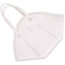Viva KN95 Face Mask - Recommended for: Face - Dust, Moisture, Particulate, Dirt, Pollen, Allergen, Fumes, Virus, Fog Protection - Non-woven Fabric, Cotton - Breathable, Comfortable, Adjustable Nose Clip, Earloop Style Mask, Elastic Loop, Anti-fog, 4-layered Filter - 1 Pack