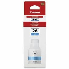 Canon Inkjet Cartridge GI-26 Cyan - Inkjet - Pigment Cyan - 14000 Pages - 132 mL - High Yield - 1 Each