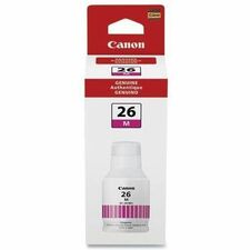 Canon Inkjet Cartridge GI-26 Magenta - Inkjet - Pigment Magenta - 14000 Pages - 132 mL - High Yield - 1 Each