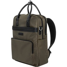bugatti Moretti Carrying Case (Backpack) for 14" Notebook - Khaki - Nylon Body - Shoulder Strap, Handle, Luggage Strap - 6" (152.40 mm) Height x 15" (381 mm) Width x 12.50" (317.50 mm) Depth