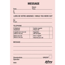 Hilroy HLR46505 Message Pad