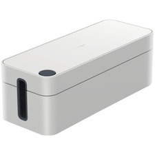DURABLE CAVOLINE BOX L, Gray - Cable Box - Gray - Plastic - 1 Each