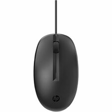 HP 125 Wired Mouse - Optical - Cable - 1 Pack - USB - 1200 dpi - Scroll Wheel