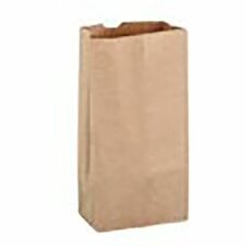Rosenbloom Paper Grocery Bags - 4.75" (120.65 mm) Width x 8.86" (225.04 mm) Length x 2.87" (72.90 mm) Depth - Kraft - Paper - 500/Pack