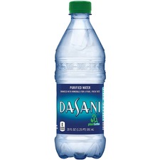 Dasani Bottled Water - Ready-to-Drink - 591 mL - 24 / Box