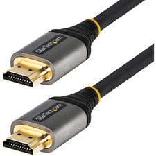 StarTech.com Ultra High Speed HDMI Cable - 6.6 ft HDMI Video Cable for Audio/Video Device, Monitor, TV, Display Screen, Notebook, Computer, Workstation, Apple TV, Projector, Home Theater System, Digital Signage Player - First End: 1 x 19-pin HDMI 2.1 Digi