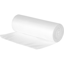 Genuine Joe Heavy-duty Trash Can Liners - 55 gal Capacity - 39" Width x 58" Length - 2.50 mil (63 Micron) Thickness - Clear - 50/Carton - Waste Disposal, Debris, Office Waste, Food Waste