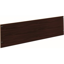 HON 10500 H105856 Back Enclosure - 69.8" x 0.8"18.6" - Flat Edge - Finish: Mahogany