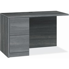 HON 10500 H105908L Return - 29.5" Height x 42" Width x 24" Depth - Total Drawer(s): 2 - Finish: Sterling Ash - 1 Each