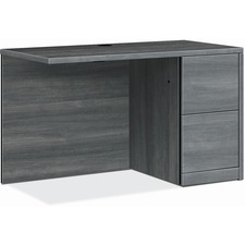 HON 10500 H105907R Return - 29.5" Height x 42" Width x 24" Depth - Total Drawer(s): 2 - Finish: Sterling Ash - 1 Each