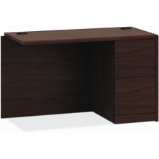 HON 10700 H107191R Return - 42" x 24"29.5" - 2 x File Drawer(s)Right Side - Finish: Mahogany