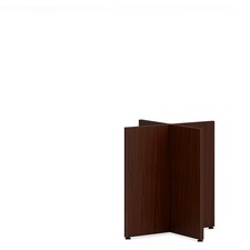 HON Mod HLPLTBL42BASE Conference Table Base - Finish: Traditional Mahogany - 1 Each
