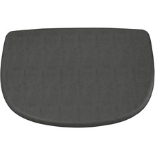 HON Skip Seat Cushion - Polyurethane Foam Filling - Easy to Clean, Comfortable - Slate - 1Each