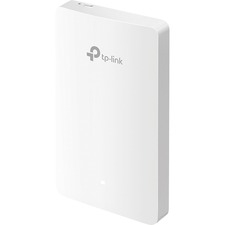 TP-Link Omada EAP615-Wall Dual Band 802.11ax 1.76 Gbit/s Wireless Access Point - Indoor - 2.40 GHz, 5 GHz - Internal - MIMO Technology - 4 x Network (RJ-45) - Gigabit Ethernet - PoE Ports - 10 W - Wall Mountable, Wall Plate