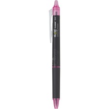 FriXion Clicker Gel Pen - 0.5 mm Pen Point Size - Refillable - Retractable - Pink Gel-based Ink - 1 / Each