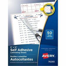 Avery AVE76293 Laminating Sheet