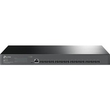 TP-Link JetStream 16-Port 10GE SFP+ L2+ Managed Switch - Manageable - 10 Gigabit Ethernet - 10GBase-X - 2 Layer Supported - Modular - 32.74 W Power Consumption - Optical Fiber - Rack-mountable, Desktop - 5 Year Limited Warranty