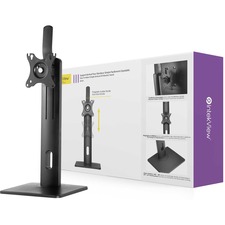 Nutone-Densi IntekView Freestanding Simple Monitor Stand easy adjustment - Up to 32" Screen Support - 2 kg Load Capacity - Freestanding - Powder Coated - Aluminum, Steel, Plastic - Matte Black