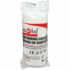 First Aid Central Gauze Bandage - - 3" (76.20 mm) Width x 15 ft (4572 mm) Length - 1 Each