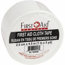 First Aid Central Cloth Tape - Cloth - 15 ft x 1" - 1 Each