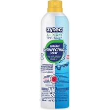 Zytec Surface Disinfectant Spray (All in One) 400ml / 13.5fl.oz - 13.5 fl oz (0.4 quart) - 1 Each - Deodorize, Non-sticky, Residue-free